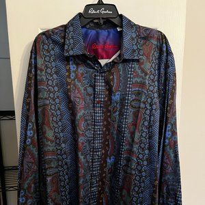 NEW Robert Graham Brasco XXL graphic sport shirt